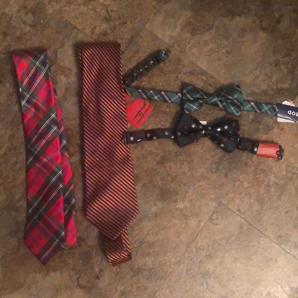 Bow ties and ties